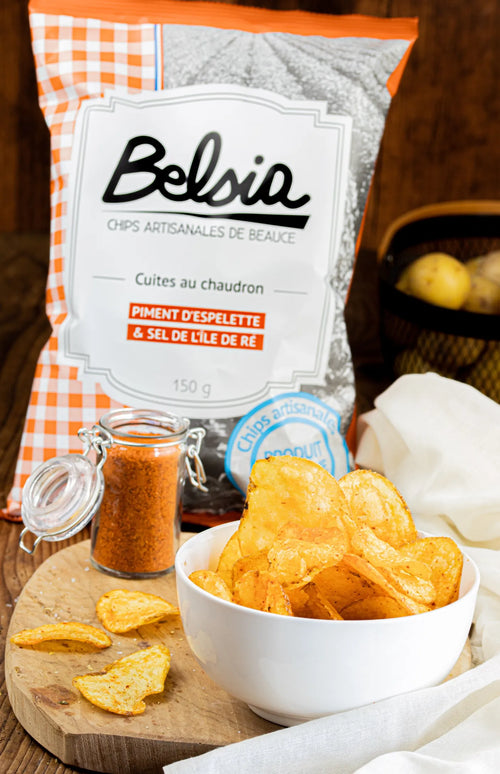 Chips Artisanales au Piment d'Espelette AOP