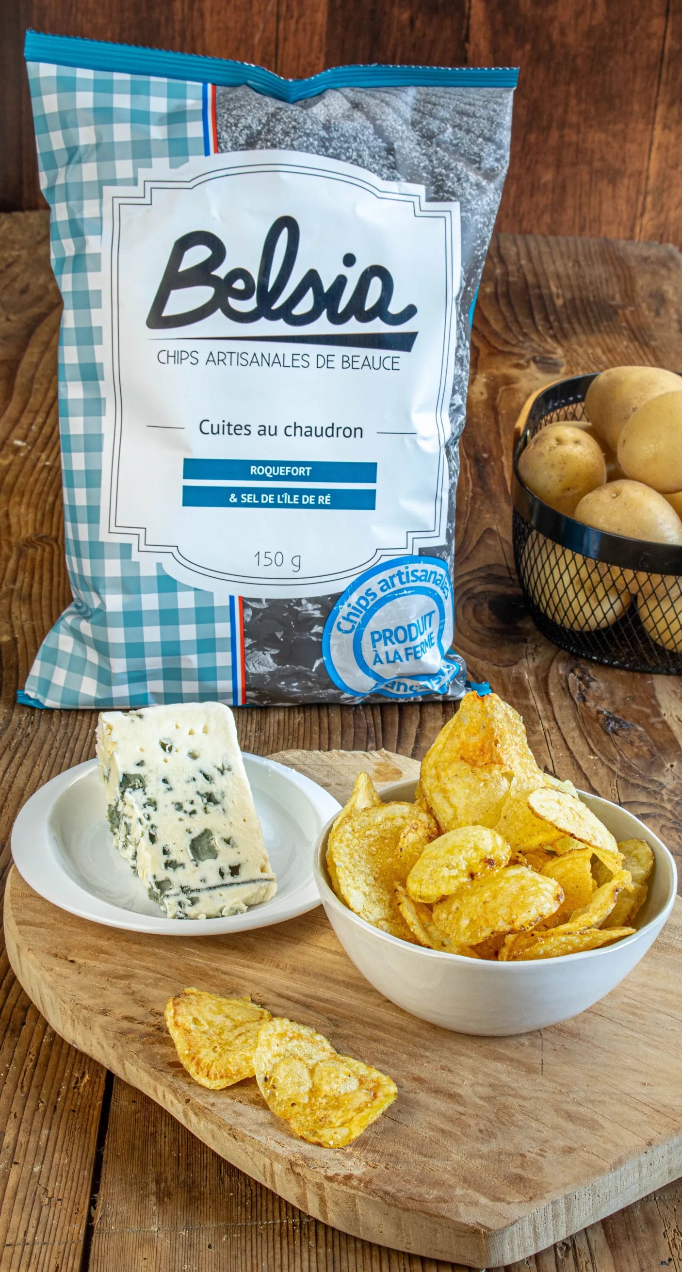 Chips Artisanales au Roquefort