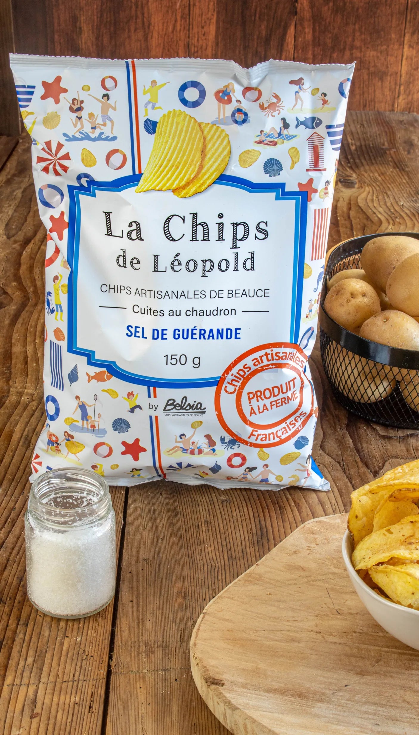 La Chips de Léopold – Sel de Guérande Ondulée 150 g