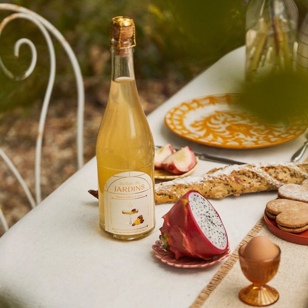 Bulles de Jardins Raisin & Noix 75cl – Pétillant BIO Sans Alcool Faible en Sucre