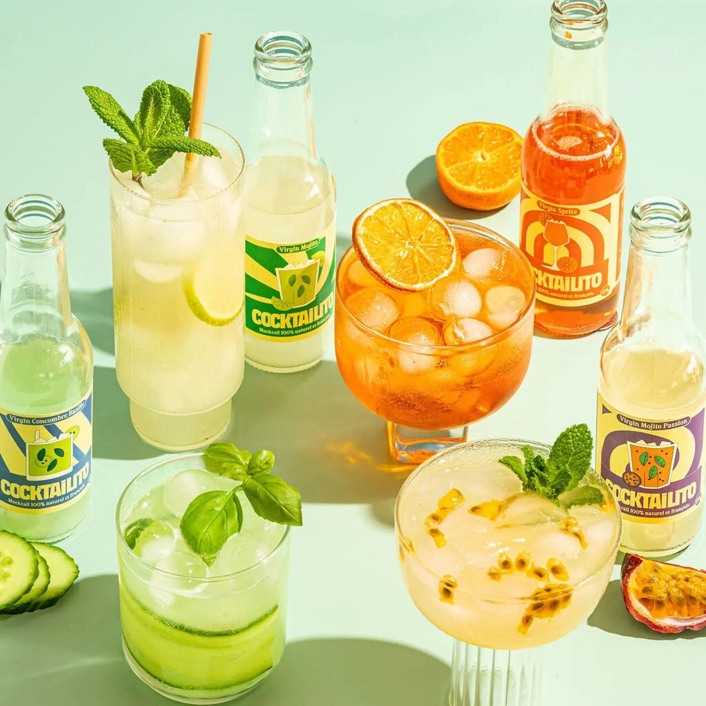 🍹 Coffret Mocktails (6 x Pack de 4) – Cocktails sans alcool